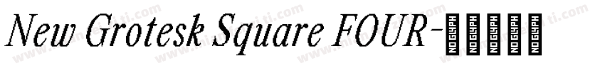 New Grotesk Square FOUR字体转换